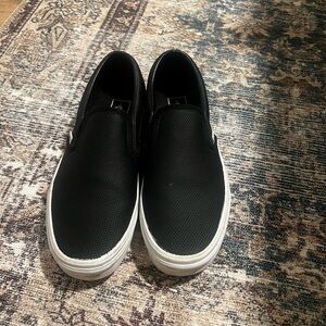 Vans Black Leather